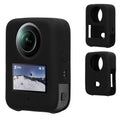 kwmobile Silikonhülle für DJI Osmo 360 Hülle - rutschfestes Cover aus Silikon für Action Cam - Schwarz Schwarz