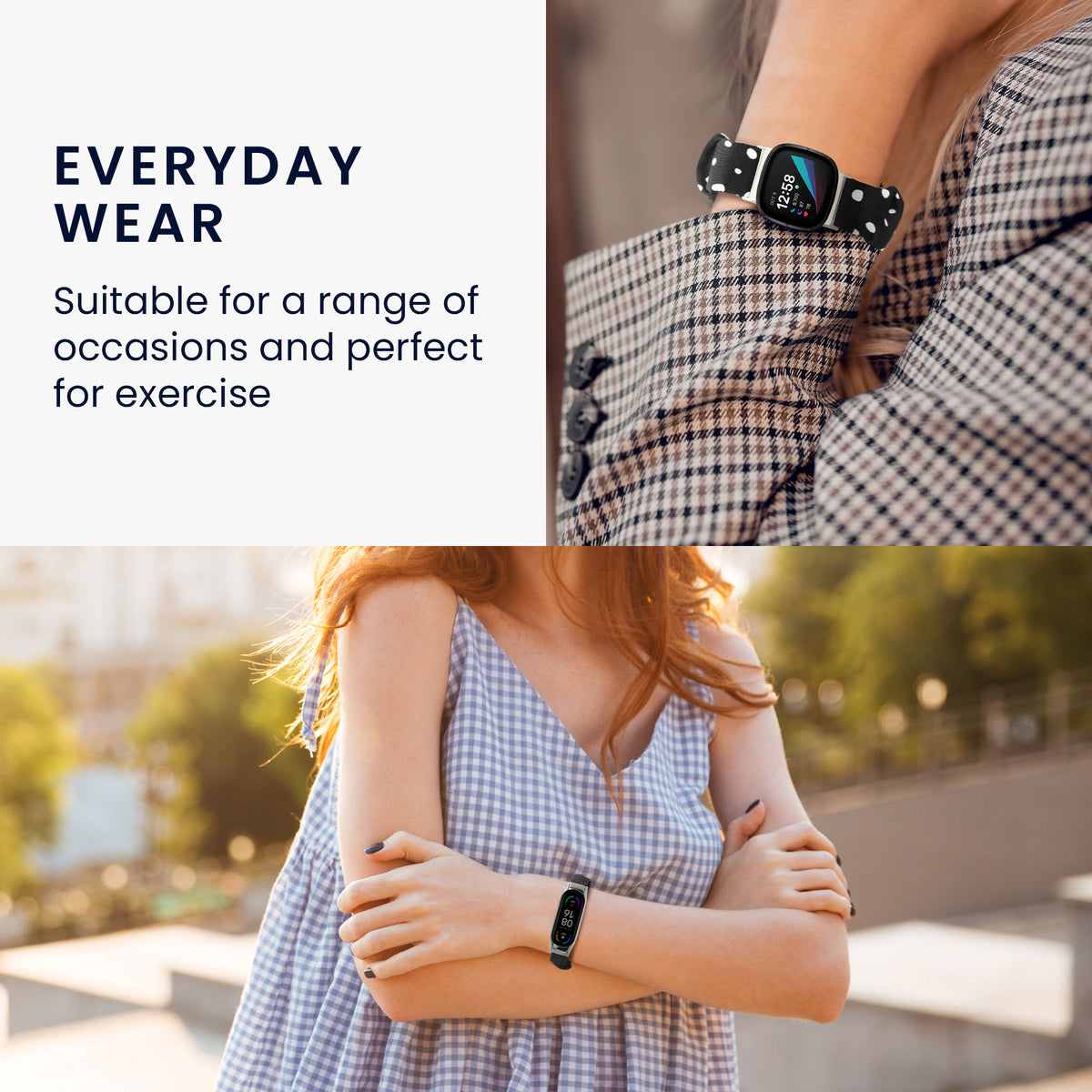 kwmobile Ersatz Armband kompatibel mit Huawei Band 11 / Band 11 Pro - Smartwatch Scrunchie Haargummi Design Altrosa - Innenmaße Altrosa