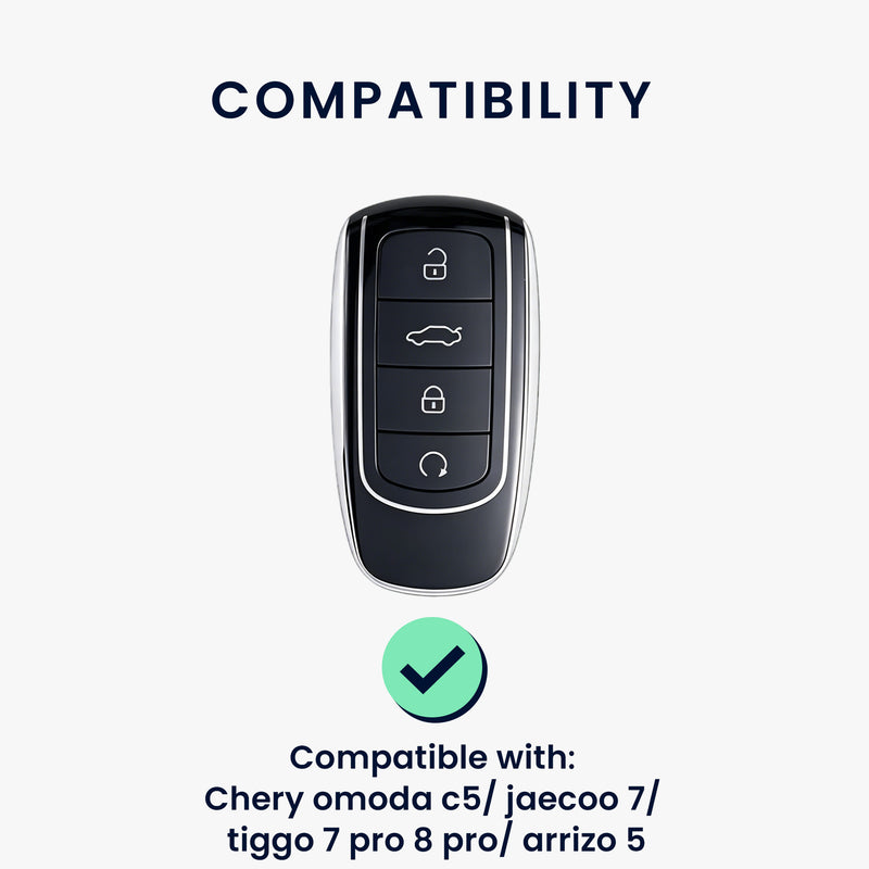 kwmobile Schlüsselhülle Chery Omoda C5 Jaecoo 7 - Grün