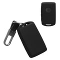 kwmobile Autoschlüssel Hülle kompatibel mit Mazda 3-Tasten CX30 CX50 CX60 CX90 MX-30 Hülle - TPU Schlüsselhülle - Schlüssel Cover in Schwarz - Mit Schlüsselring Schwarz
