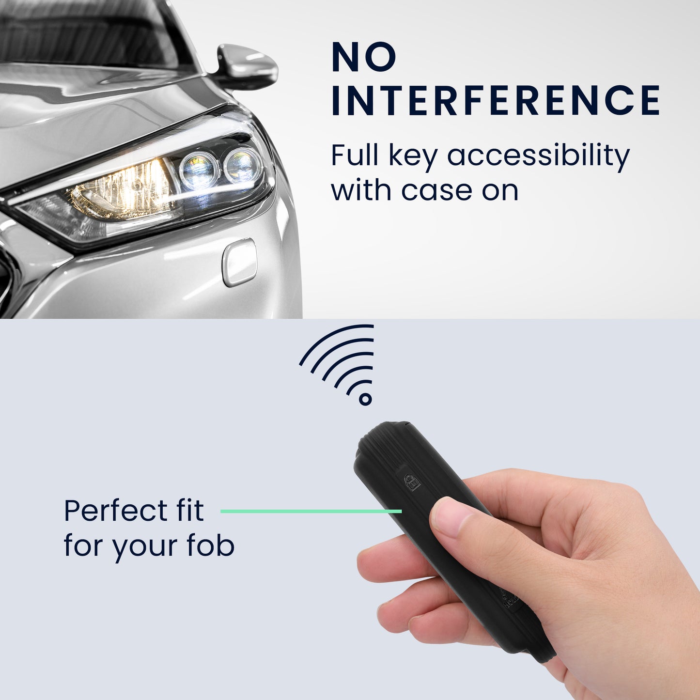 kwmobile Autoschlüssel Hülle kompatibel mit Mazda 3-Tasten CX30 CX50 CX60 CX90 MX-30 Hülle - TPU Schlüsselhülle - Schlüssel Cover in Schwarz - Mit Schlüsselring Schwarz