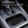 kwmobile Autoschlüssel Hülle kompatibel mit BYD Atto 3 / Sealion / Han / Tang / Dolphin / Seal Hülle - TPU Schlüsselhülle - Schlüssel Cover in Schwarz - Mit Schlüsselring Schwarz