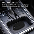 kwmobile Autoschlüssel Hülle kompatibel mit MG 3-Tasten ZS MG4 MG5 MG6 Hülle - TPU Schlüsselhülle - Schlüssel Cover in Schwarz - Mit Schlüsselring Schwarz