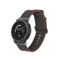 kwmobile Silikon Uhrenarmband für Amazfit Active Edge (A2212) Armband - Ersatzarmband für Fitnesstracker - Wechselarmband Smartwatch - Schwarz Orange Schwarz