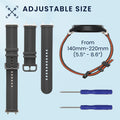 kwmobile Silikon Uhrenarmband für Amazfit Active Edge (A2212) Armband - Ersatzarmband für Fitnesstracker - Wechselarmband Smartwatch - Schwarz Orange Schwarz