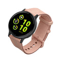 kwmobile Silikon Uhrenarmband für Garmin Venu Sq 2 Music / Sq 2 / Vivoactive 6 / Vivoactive 5 Armband - Ersatzarmband für Fitnesstracker - Wechselarmband Smartwatch - Altrosa Altrosa