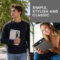 kwmobile Tablet Stifthalter für Apple Pencil Pro / Pencil 1&2 / S Pen / Stylus Hülle - selbstklebende Pencil Halterung aus Silikon - Stylus Cover in Schwarz Schwarz