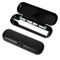 kwmobile Zahnbürsten Reiseetui für Oral-B / Oral-B Pro - Kunststoff Etui Box für elektrische Zahnbürste & 2 Bürstenköpfe - Reise Case - Schwarz Schwarz