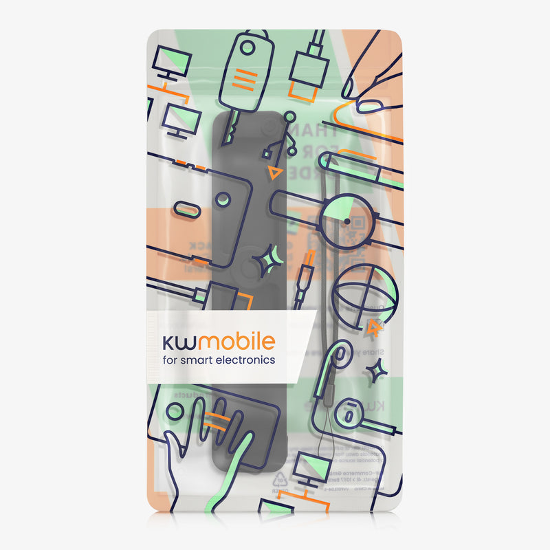 kwmobile Hülle Fernbedienung kompatibel mit Sony RMF TX520U / TX520P / TX600C / TX600U / TX621P / TX621E Hülle - Silikon Case für TV Zubehör in Schwarz Schwarz