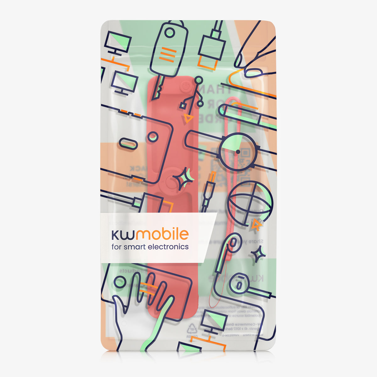 kwmobile Hülle Fernbedienung kompatibel mit Sony RMF TX520U / TX520P / TX600C / TX600U / TX621P / TX621E Hülle - Silikon Case für TV Zubehör in Rot Rot