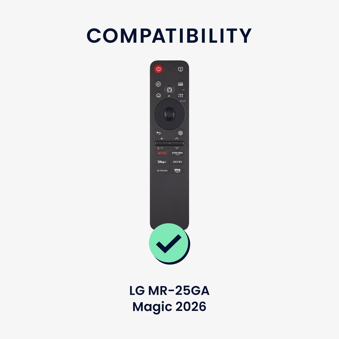 kwmobile Hülle Fernbedienung kompatibel mit LG LG MR-25GA Magic 2026 Hülle - Silikon Case für TV Zubehör in Rot Rot