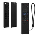 kwmobile Hülle Fernbedienung kompatibel mit TCL TCL RC923A FMB1 / RC813A FMB1 Hülle - Silikon Case für TV Zubehör in Schwarz Schwarz