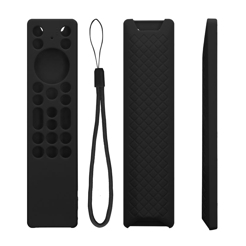 kwmobile Hülle Fernbedienung kompatibel mit TCL TCL RC923A FMB1 / RC813A FMB1 Hülle - Silikon Case für TV Zubehör in Schwarz Schwarz
