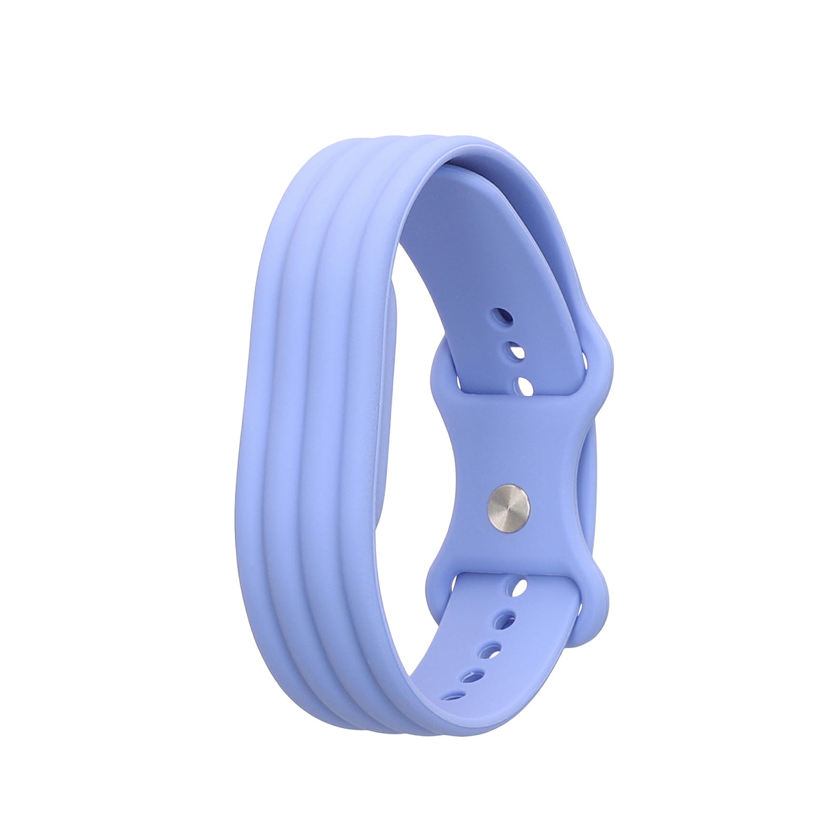 kwmobile Silikon Uhrenarmband für Google Fitbit Air Armband - Ersatzarmband für Fitnesstracker - Wechselarmband Smartwatch - Blau Blau