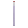 kwmobile Schutzhülle kompatibel mit Apple Pencil Pro / Pencil 2 - Hülle Stift Silikon Case - Schutz Abdeckung Ladeanschluss - Grape Grape