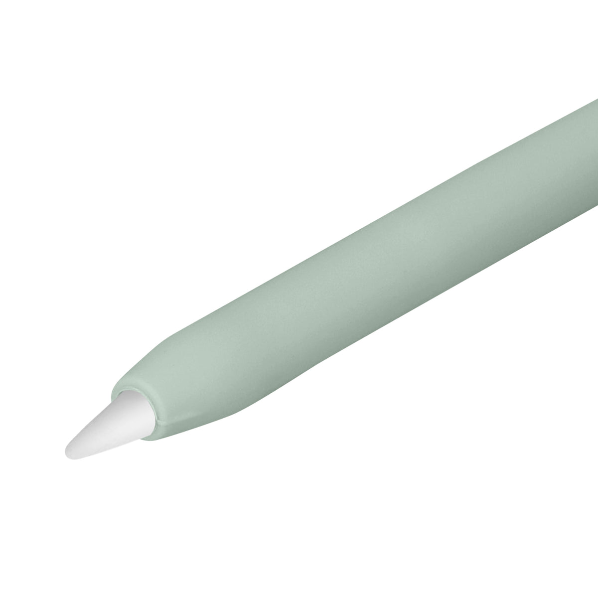 kwmobile Schutzhülle kompatibel mit Apple Pencil Pro / Pencil 2 - Hülle Stift Silikon Case - Schutz Abdeckung Ladeanschluss - Pastellgrün Pastellgrün