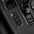 kwmobile Autoschlüssel Ersatztasten für Audi 3-Tasten Klappschlüssel Tastenfeld - Tastenfeld für Auto Schlüssel Tasten - Schwarz Weiß Schwarz  [dsg01]