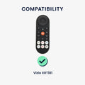 kwmobile Hülle Fernbedienung kompatibel mit Vizio XRT181 Hülle - Silikon Case für TV Zubehör in Schwarz Schwarz