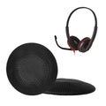 kwmobile 2x Ohr Polster für Plantronics Blackwire C3220 C3320 C310 C320 C3200 Ohrpolster - Ersatz Ohrpolster - Kopfhörer Ersatzteile - Kopfhörer Ersatzpolster für Over Ear Headphones Schwarz