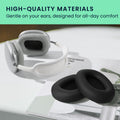 kwmobile 2x Ohr Polster für Skullcandy Hesh 540 / Hesh 360 Ohrpolster - Ersatz Ohrpolster - Kopfhörer Ersatzteile - Kopfhörer Ersatzpolster für Over Ear Headphones Schwarz