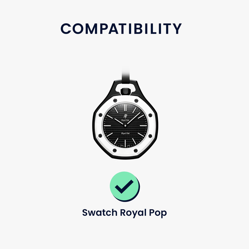 kwmobile Echtglas Displayschutz Swatch Royal Pop