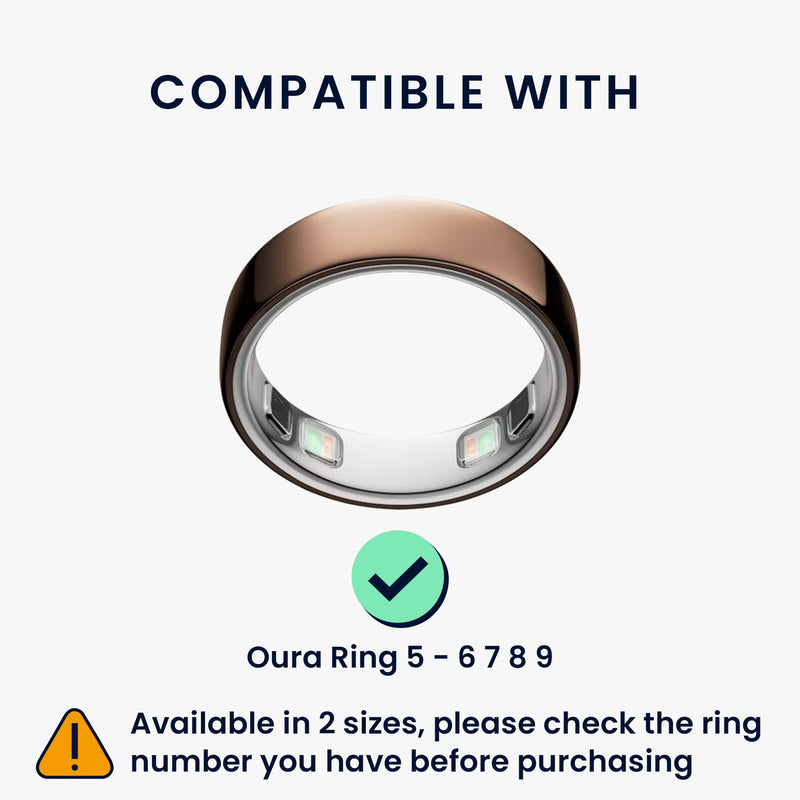 kwmobile 3x Smart Ring Protector kompatibel mit Oura Ring 5 - 6 7 8 9 Hülle - Weiches Silikon Case - Schutzhülle in Schwarz Altrosa Beige Schwarz