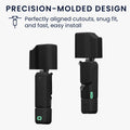 kwmobile Silikonhülle für DJI Osmo Pocket 4P Hülle - rutschfestes Cover aus Silikon für Action Cam - Schwarz Schwarz