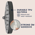 kwmobile 2x Padelschläger Schutz Folie, Padel Schläger Schutz Zubehör Set - Padel Racket Protector Tape 35 x 370 mm, TPU Rahmenschutz Folie für Padelschläger, Transparent Transparent