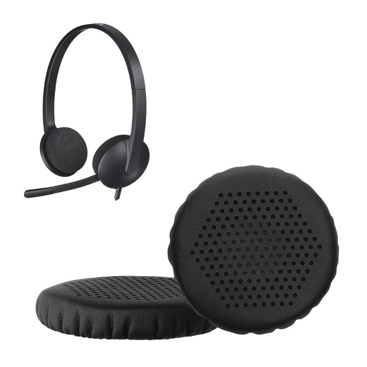 2x Logitech H330 H340 H390 H110 H111 H600 609 Faux Leather Ear Pads