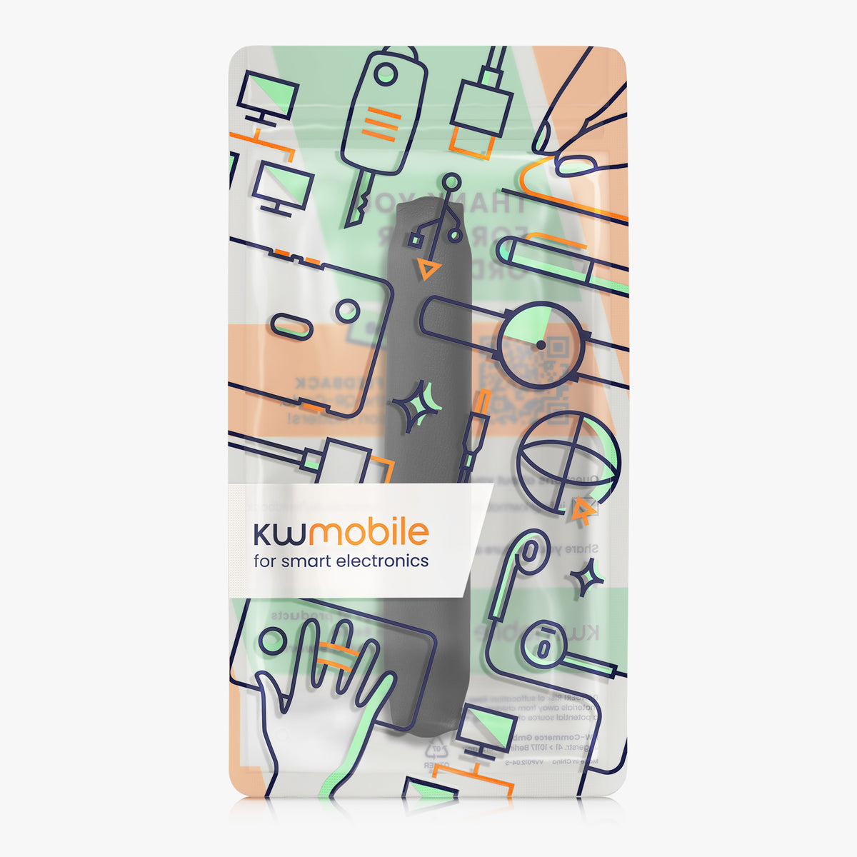 kwmobile Bügelpolster Kunstleder kompatibel mit Anker Soundcore H30i - Over Ear Kopfhörer Ersatz Kopfbügel Polster Schwarz