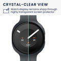 kwmobile 2x Schutzglas kompatibel mit Samsung Galaxy Watch 9 40mm Folie - Hart Glas Schutzfolie für Smartwatch - Displayschutz für Fitness Tracker Transparent Transparent