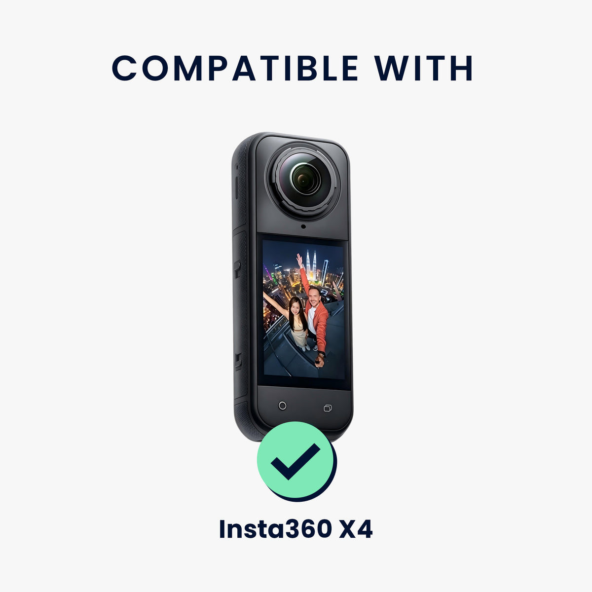 kwmobile Silikon Halterung für Insta360 X4 - Selbstklebender Dashboard Kameraständer für portable Kamera, kompakt mit USB-Kabelaussparung - Schwarz Schwarz