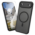 Oakshield Hülle für Apple iPhone Air Hülle - Handyhülle [kompatibel mit MagSafe] - TPU Schutzhülle [robuster Fallschutz] - Mit [Schutzglas] - Case Schwarz Schwarz  