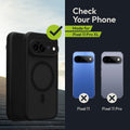 Oakshield Hülle für Google Pixel 11 Pro XL Hülle - Handyhülle [kompatibel mit MagSafe] - TPU Schutzhülle [robuster Fallschutz] - Mit [Schutzglas] - Case Schwarz Schwarz