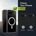Oakshield Transparent Case für Google Pixel 10a Hülle - Crystal Clear Handyhülle mit Anti-Vergilbung & 9H Glas Displayschutz - kompatibel mit MagSafe - Transparent Weiß Transparent
