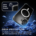 Oakshield Transparent Case für Apple iPhone 17 Hülle - Crystal Clear Handyhülle mit Anti-Vergilbung & 9H Glas Displayschutz - kompatibel mit MagSafe - Transparent Weiß Transparent
