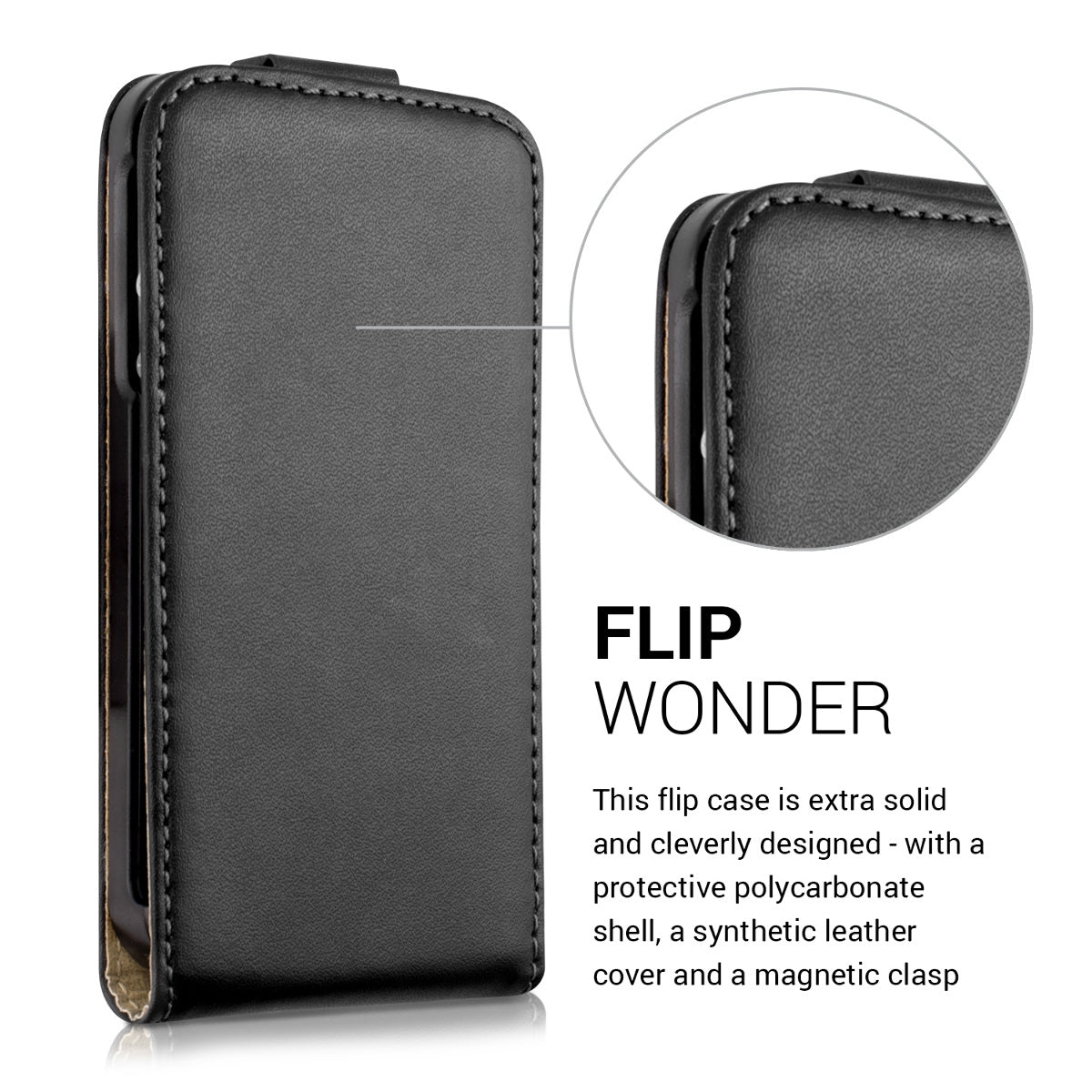 Flip Case compatible with Apple iPhone 4 / 4S