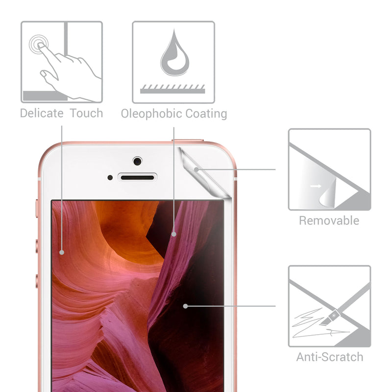 Matte Screen Protector compatible with Apple iPhone SE (1st Gen 2016) / iPhone 5 / iPhone 5S
