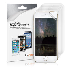 6x Screen Protector for Apple iPhone SE (1.Gen 2016) / iPhone 5 / iPhone 5S