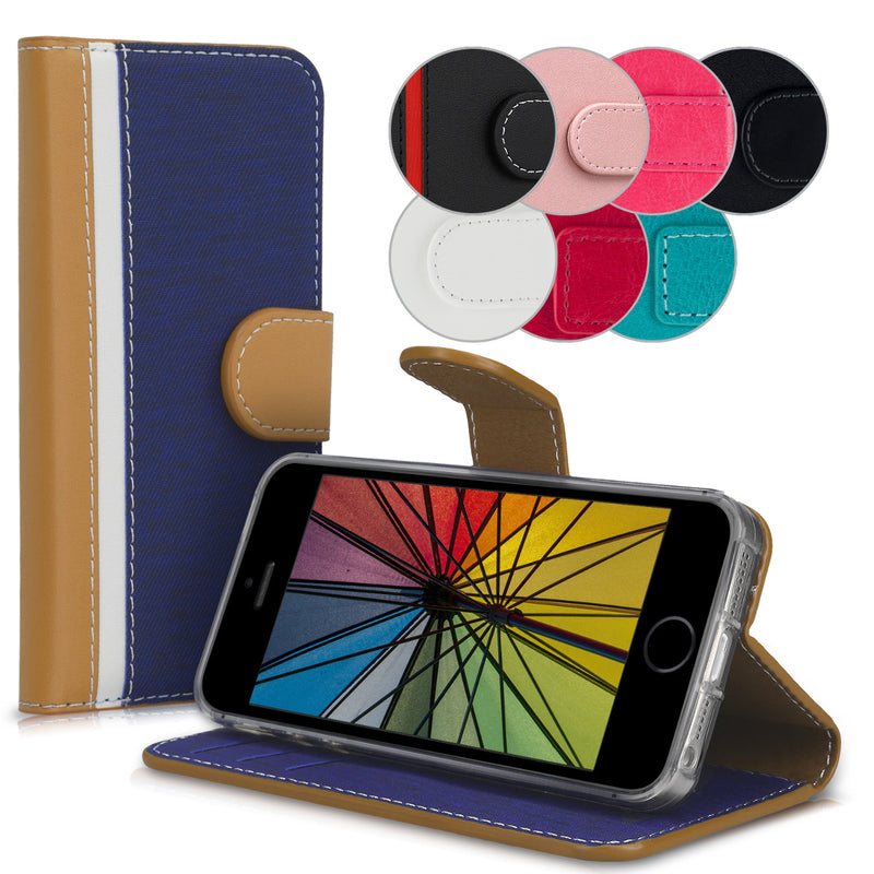 Wallet Case compatible with Apple iPhone SE (1st Gen 2016) / iPhone 5 / iPhone 5S