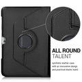 kwmobile Protective Case compatible with Samsung Galaxy Note 10.1 N8000 / N8010 - 360° Tablet Cover Case