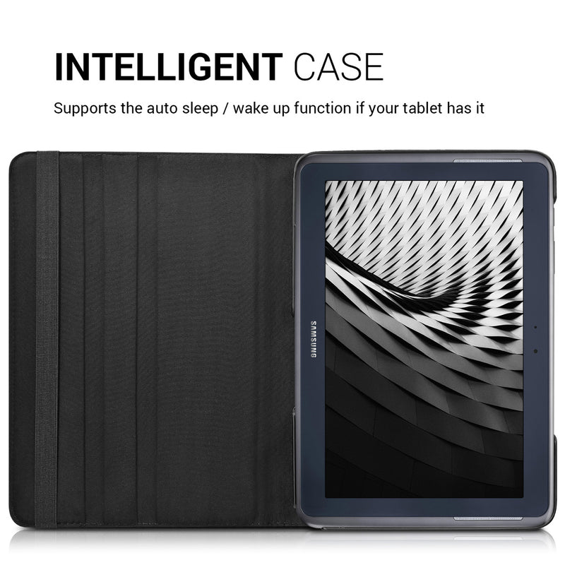 kwmobile Protective Case compatible with Samsung Galaxy Note 10.1 N8000 / N8010 - 360° Tablet Cover Case