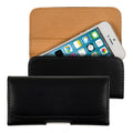 kwmobile Belt Pouch Case for Cell Phones with Belt Clip - 13.2 x 6.5 x 1.3 cm Faux Leather Belt Case with Belt Loop