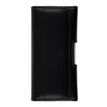 kwmobile Belt Pouch Case for Cell Phones with Belt Clip - 13.2 x 6.5 x 1.3 cm Faux Leather Belt Case with Belt Loop