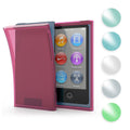kwmobile Hülle kompatibel mit Apple iPod Nano 7 - Silikon Backcover Schutzhülle - Cover Case in Schwarz Transparent Schwarz  