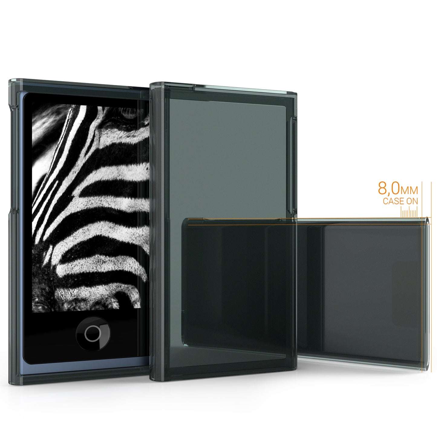 kwmobile Case Compatible with Apple iPod Nano 7 Silicone Back Cover Protective Case