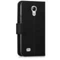Faux Leather Cover for Samsung Galaxy S4 Mini Black