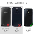 Faux Leather Cover for Samsung Galaxy S4 Mini Black