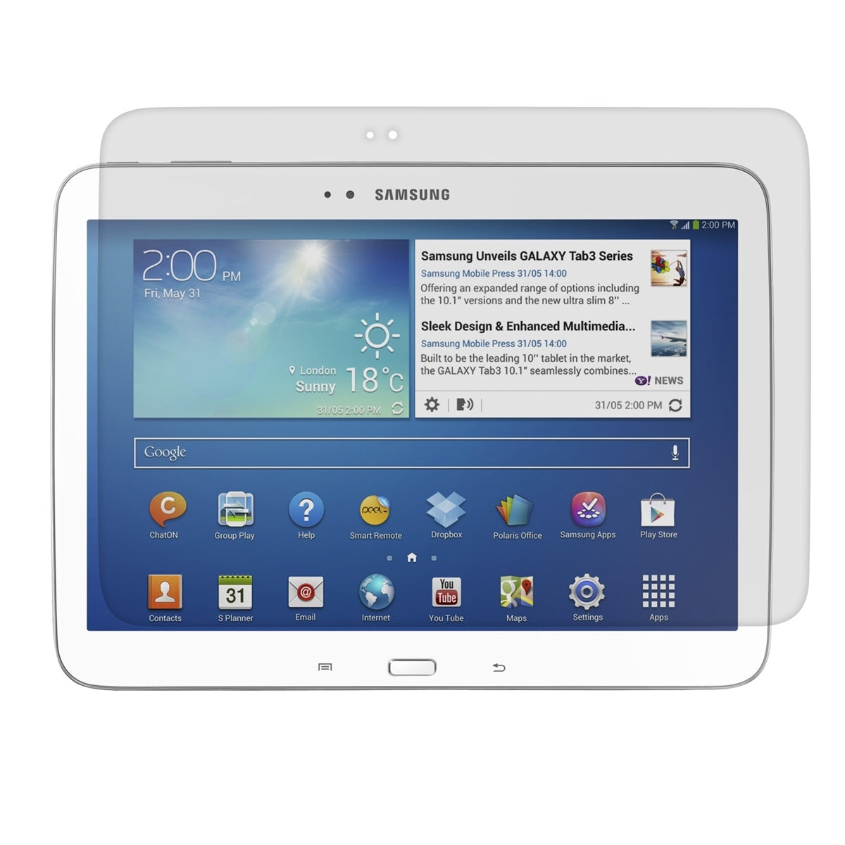 Film compatible with Samsung Galaxy Tab 3 10.1 P5200/P5210