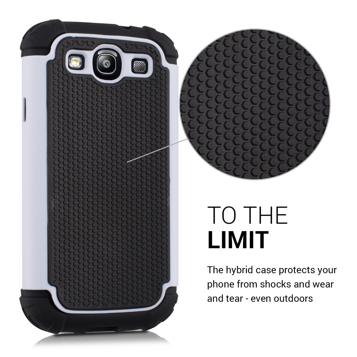 Hybrid Case compatible with Samsung Galaxy S3 / S3 Neo
